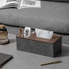 A multi-functional, simple and modern tissue box for home living room, office tissue box, restaurant and hotel tissue box with logo Application Scenario